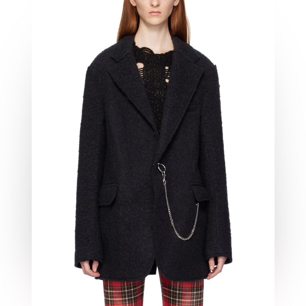 B13 Black Ragged Blazer